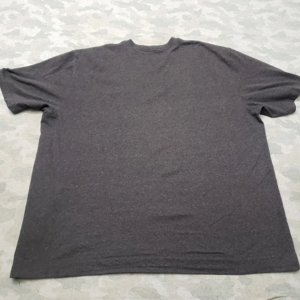 Carhartt Shirt Mens 2XL Gray Pocket Tee Short Sleeve Workwear Outdoors